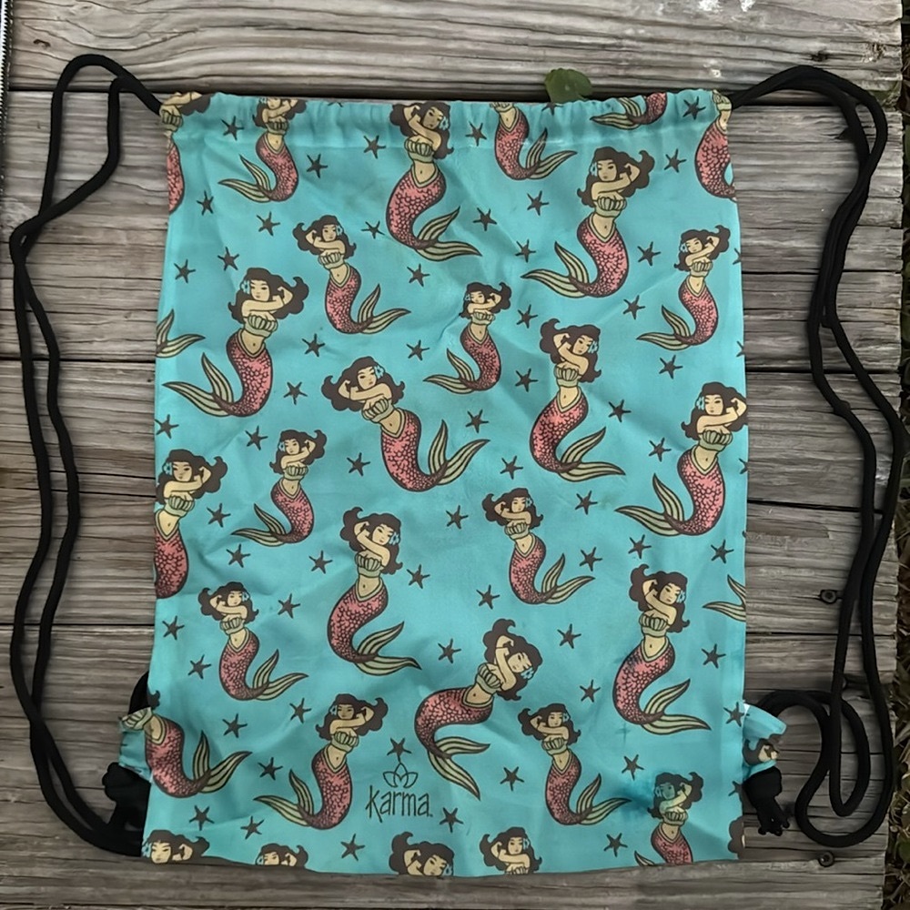 ✨EUC✨ Stephen Joseph Mermaids Drawstring Bag
